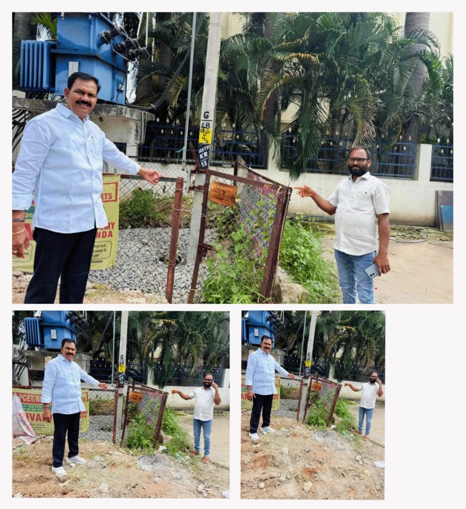 హుజురాబాద్‌లో ప్రమాదకరంగా ట్రాన్స్‌ఫార్మర్లు : ఫెన్సింగ్, కంకర వేయాలని కౌన్సిలర్ రవీందర్ రావు డిమాండ్