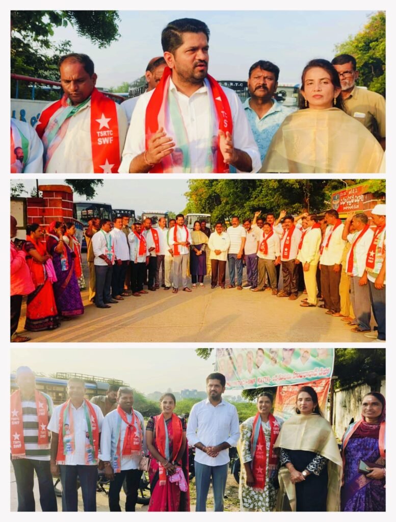 ఆర్టీసీ కార్మికులకు అండగా నిలిచింది కాంగ్రెస్ ప్రభుత్వమే : వొడితల ప్రణవ్